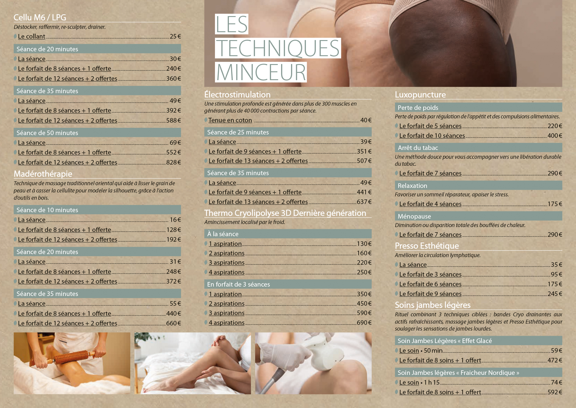 tarif institut de beauté instant pour soi
